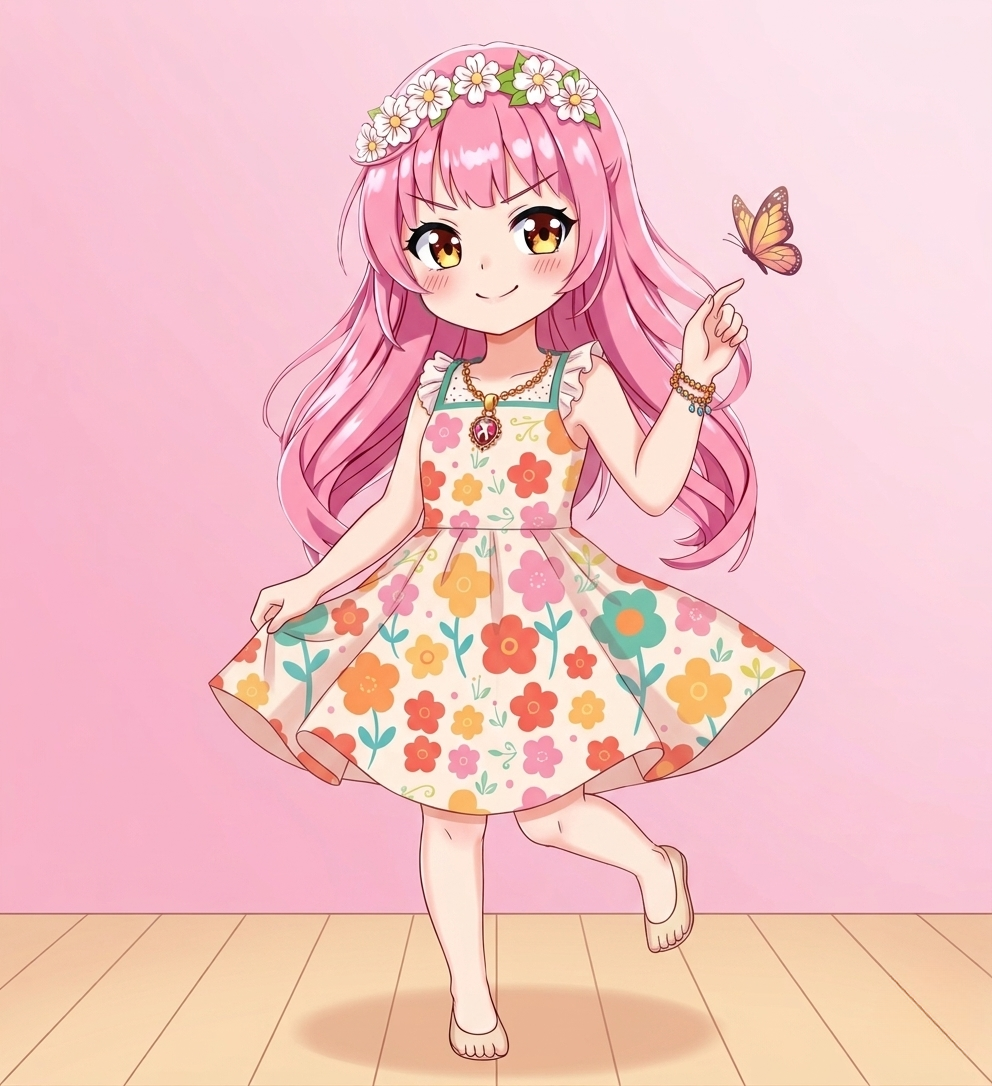 Sugar Kitty mascot portrait