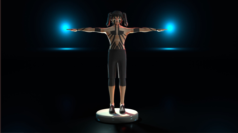 3D Character · Front Pose
