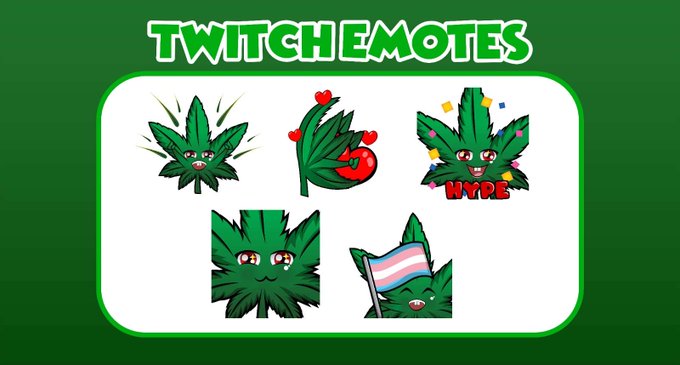 Leaf · Twitch Emote Set